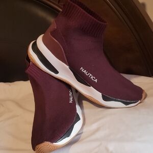 Nautica Burgundy Ankle Boots